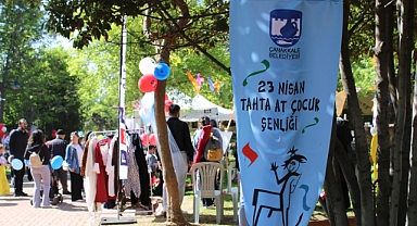 Çocuklar, Tahta At Çocuk Şenliği’nde doyasıya eğlendi