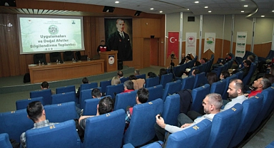 Doğal afetlere karşı TARSİM toplantısı yoğun ilgi gördü