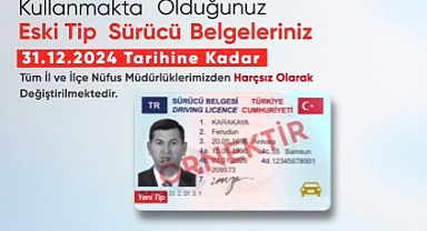 Eski tip ehliyetler için zaman daralıyor! Son değiştirme tarih açıklandı