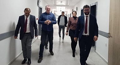 İl Sağlık Müdürü Dr. Gökhan Baştürk'ten Merkez Barbaros 112 ASH+ASM+SHM inşaatında inceleme