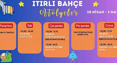 Itırlı Bahçe’de bu hafta