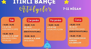 Itırlı Bahçe’de nisan ayı atölye takvimi belli oldu