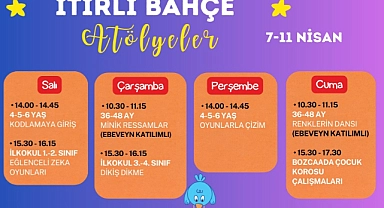 Itırlı Bahçe’de nisan ayı atölye takvimi belli oldu