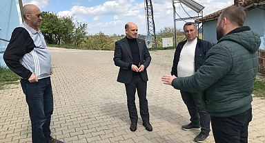 Kaymakam Dr. Emre Nebioğlu’ndan Çaltıkara köyüne ziyaret ve yol incelemesi