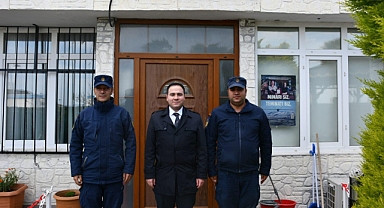 Kaymakam Kandemir'den İlçe Sahil Güvenlik Komutanlığı’na ziyaret