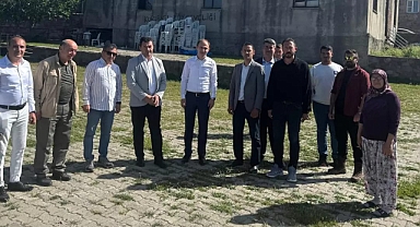 Kaymakam Salih Sak’tan Yün İşleme Tesisi ve Dokuma Atölyesi sahasında inceleme