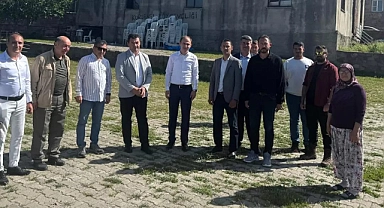 Kaymakam Salih Sak’tan Yün İşleme Tesisi ve Dokuma Atölyesi sahasında inceleme
