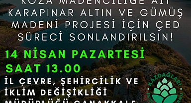 Kazdağları Ekoloji Platformu’ndan dilekçe çağrısı