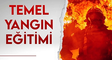 Küçükkuyu'da temel yangın eğitimi