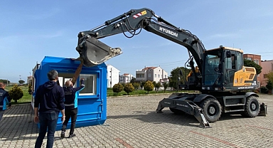 Lapseki sahilleri yaz sezonuna hazırlanıyor