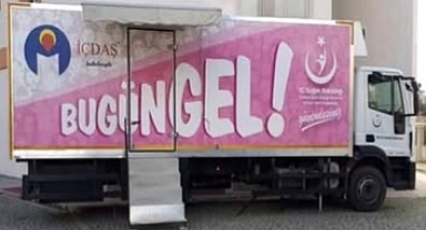 Mobil Kanser Tarama Aracı Eceabat’ta hizmet vermeye başladı
