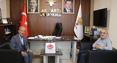 Muhtar Akgün'den İl Başkanı Göktürk’e ziyaret