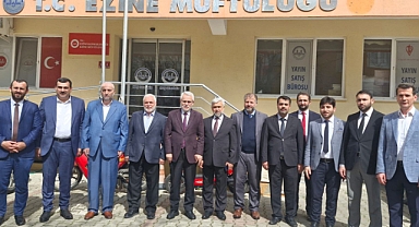 Nisan ayı ilçe müftüleri toplantısı Ezine’de gerçekleştirildi
