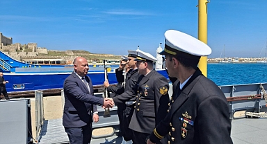 TCG Karabiga'ya ziyaret