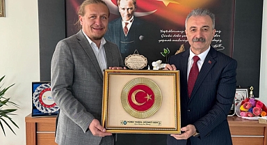 Türk Yerel Hizmet-Sen yetkililerinden Başkan Öztürk'e ziyaret