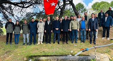Uzunalan Köyü içme suyu hattı hizmete açıldı