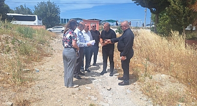 Başkan Oruçoğlu çalışmaları yerinde inceledi
