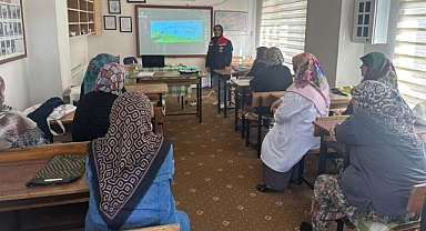 Bayramiç’te Kur’an Kursu kursiyerlerine “Su Seferberliği ve Su Verimliliği” eğitimi verildi