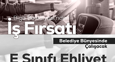 Biga Belediyesi’nden istihdam fırsatı! Deneyimli otobüs şoförleri aranıyor!