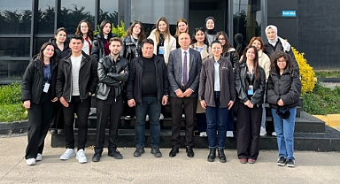Biga'da öğrencilerden sanayiye ziyaret