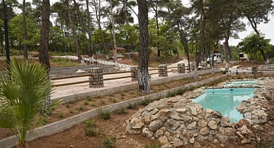 Çan Belediyesi Mesire Alanı'nda çalışmalar tüm hızıyla sürüyor