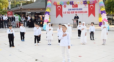 Çan’da 4-6 yaş Kur’an Kursları mezuniyet coşkusu
