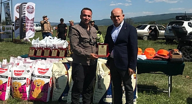 Çan’da 7. Grup Fermalı Av Köpekleri Irk ve Mera Yarışması gerçekleştirildi