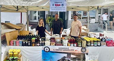 Çanakkale İl Emniyet Müdürlüğü, Ankara’daki Yöresel Ürünler Kermesi’nde yerini aldı