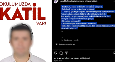 Çanakkale Kadın Platformu'ndan tepki: "Adalet istiyoruz"