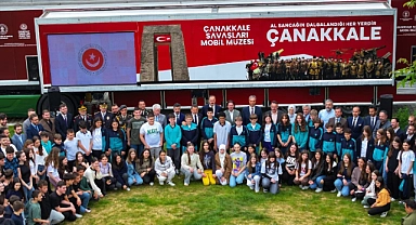 Çanakkale Mobil Müzesi Üsküp’te ziyaretçileriyle buluştu