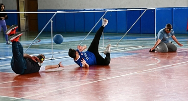 ÇOMÜ’de Goalball maçı etkinliği gerçekleştirildi