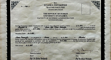 Ekrem İmamoğlu diplomasını paylaştı