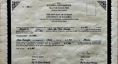 Ekrem İmamoğlu diplomasını paylaştı