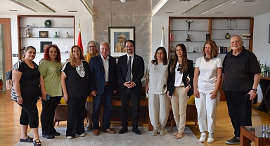 Gastronomi Festivali komitesinden Çanakkale Belediyesi'ne ziyaret