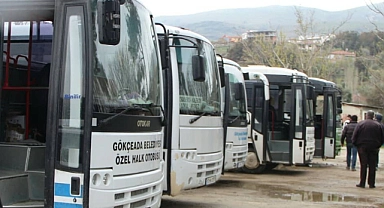 Gökçeada’da özel halk otobüsü sefer saatleri güncellendi