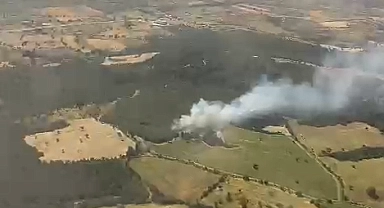 Gülpınar'da Makilik Alanda Yangın! Müdahale Başladı