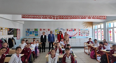 İl Millî Eğitim Müdürü Mine Hayta, Barbaros Hayrettin Paşa İlkokulu’nu ziyaret etti