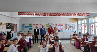 İl Millî Eğitim Müdürü Mine Hayta, Barbaros Hayrettin Paşa İlkokulu’nu ziyaret etti