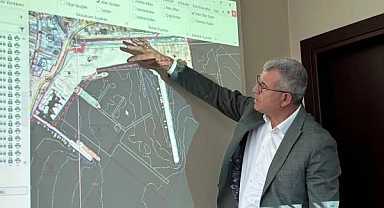 Karabiga Belediye Başkanı Ahmet Elbi liman projesini masaya yatırdı
