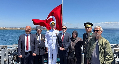 Kaymakam Kandemir’den TCG TÜRKELİ gemisine ziyaret