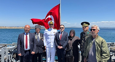 Kaymakam Kandemir’den TCG TÜRKELİ gemisine ziyaret