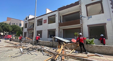 Lapseki’de geniş katılımlı afet tatbikatı