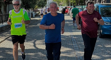Milletvekili İsmet Güneşhan Gökçeada Ultra Trail'de koştu