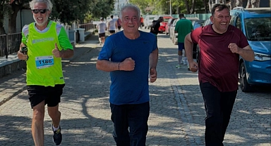 Milletvekili İsmet Güneşhan Gökçeada Ultra Trail'de koştu