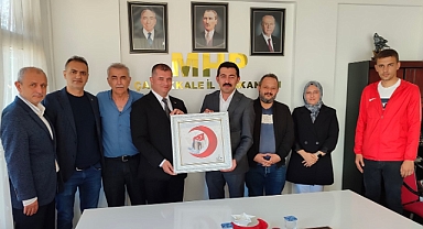 Türk Kızılay’dan MHP Çanakkale İl Başkanlığı’na Ziyaret