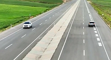 Türkiye’de bir ilk! Melodili yol araç sürücülerini şaşırttı