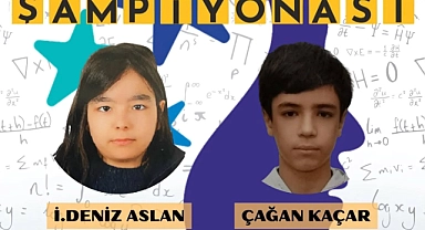 Ulusal Matematik Şampiyonası'nda Çanakkale BİLSEM'den çifte başarı