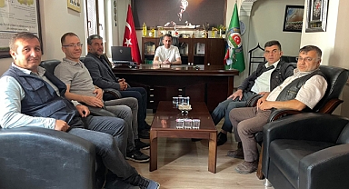 Yetkililerden Bayramiç Ziraat Odası'na ziyaret