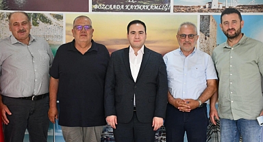 AK Parti Çanakkale İl Başkanı Göktürk’ten Bozcaada Kaymakamı Kandemir’e Ziyaret