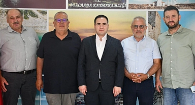 AK Parti Çanakkale İl Başkanı Göktürk’ten Bozcaada Kaymakamı Kandemir’e Ziyaret